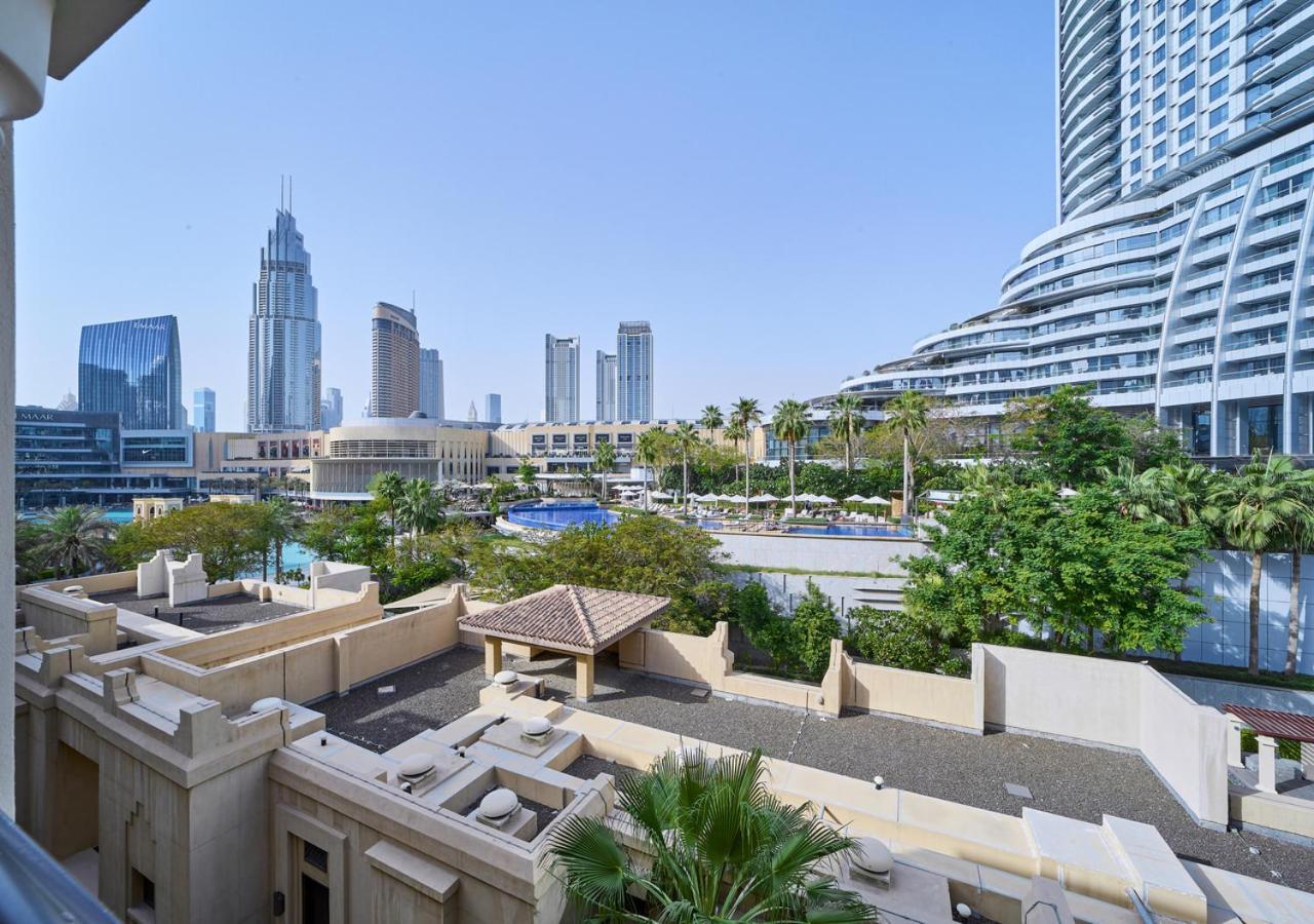 Burj Khalifa Partial View Peak Living Luxury 2Br Souk Al-Bahar Beside Dubai Mall-Golden Homes Exterior photo